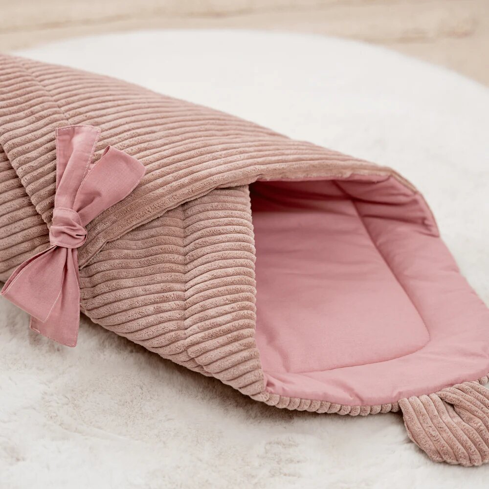 MeowBaby® Paturica de infasat pentru bebelusi MeowBaby aesthetic powder pink