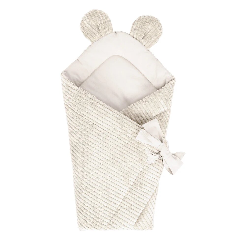 MeowBaby® Paturica de infasat pentru bebelusi MeowBaby aesthetic vanilla
