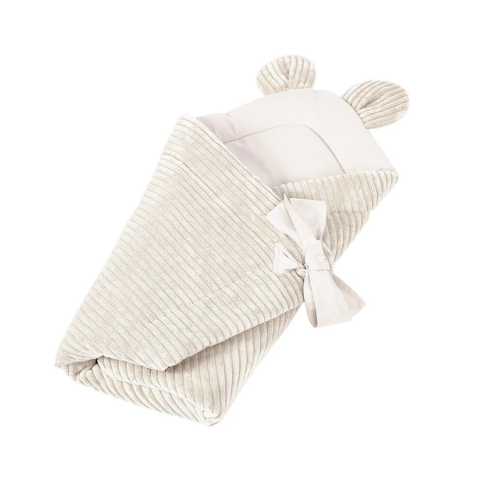 MeowBaby® Paturica de infasat pentru bebelusi MeowBaby aesthetic vanilla
