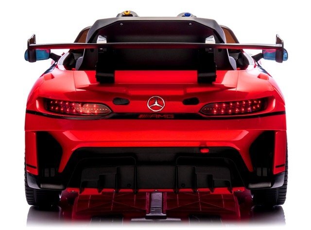 MERCEDES-BENZ Masinuta electrica cu telecomanda pentru copii Mercedes GT3 Evo Rosu 114x69x45 cm varsta 1-5 ani roti Eva scaun din piele Eco putere 90W