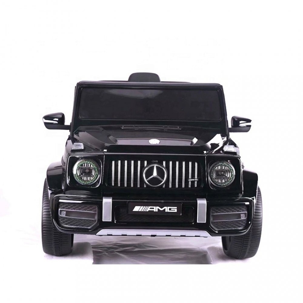 MERCEDES-BENZ Masinuta electrica pentru copii cu licenta Mercedes Benz AMG G63 Black cu telecomanda 2.4G2 motoarex35wdeschidere usilumini LEDsuspensii volan cu functii pornire la buton