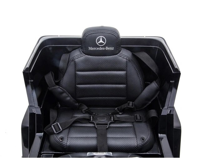 MERCEDES-BENZ Masinuta electrica pentru copii cu licenta Mercedes Benz AMG G63 Black cu telecomanda 2.4G2 motoarex35wRoti EVAScaun din pieleDeschidere usiLumini LEDSuspensiiVolan cu functiiPornire la buton