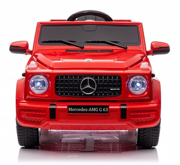 MERCEDES-BENZ Masinuta electrica pentru copii cu licenta Mercedes Benz AMG G63 Red cu telecomanda 2.4G 2 motoarex35w deschidere usilumini LEDsuspensii volan cu functii pornire la buton