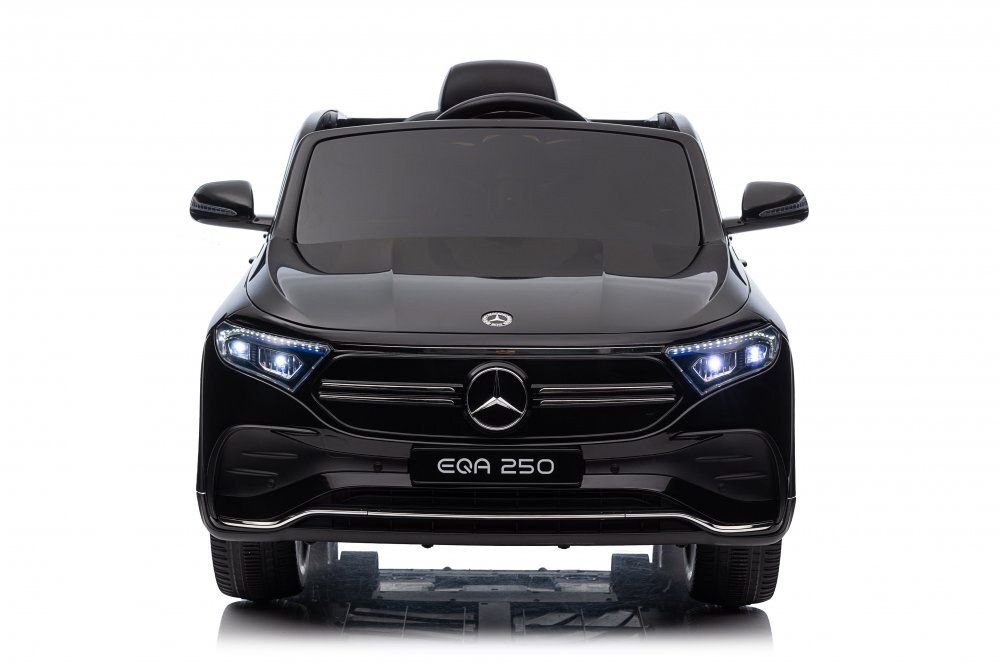 MERCEDES-BENZ Masinuta electrica pentru copii cu licenta Mercedes Benz EQA Blacktelecomanda 2.4G motoare 2x35w faruri si stopuri cu LEDdeschidere usislow startsistem troller