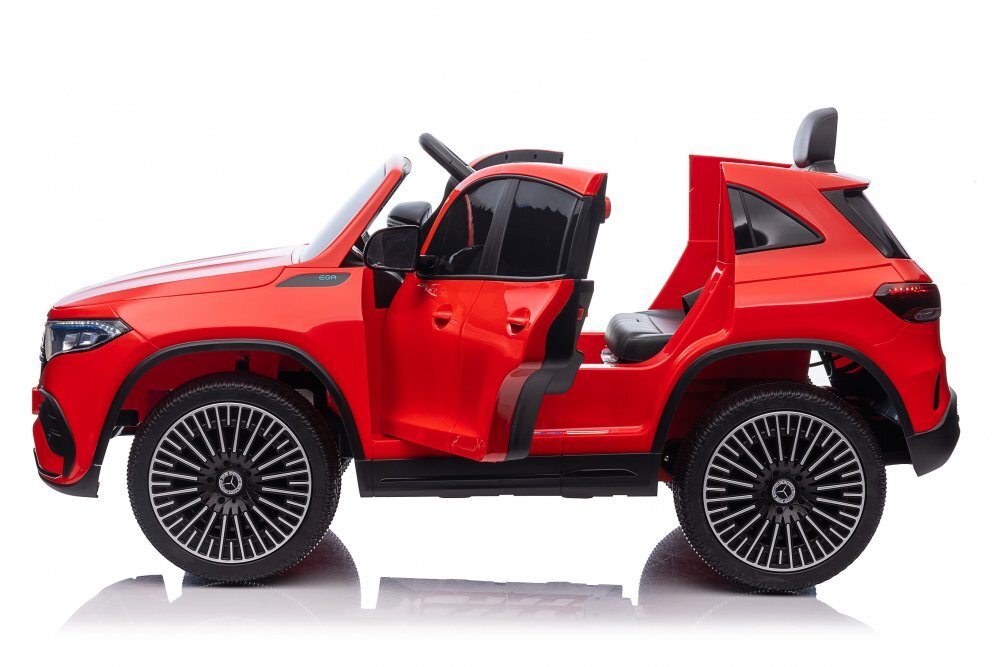 MERCEDES-BENZ Masinuta electrica pentru copii cu licenta Mercedes Benz EQA Redtelecomanda 2.4G motoare 2x35w faruri si stopuri cu LEDdeschidere usislow startsistem troller