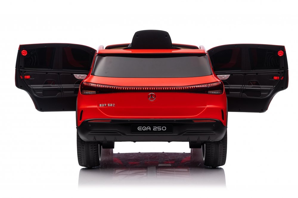 MERCEDES-BENZ Masinuta electrica pentru copii cu licenta Mercedes Benz EQA Redtelecomanda 2.4G motoare 2x35w faruri si stopuri cu LEDdeschidere usislow startsistem troller