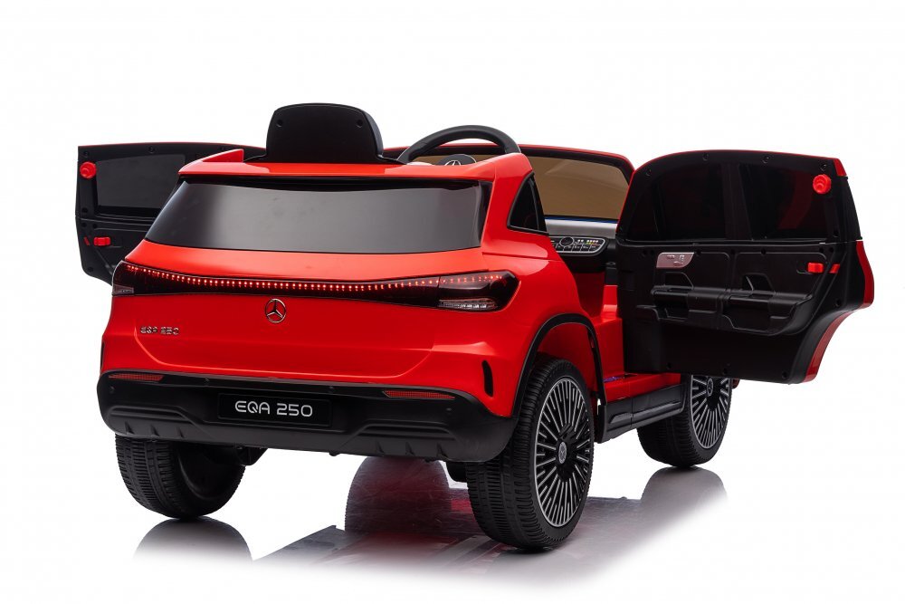 MERCEDES-BENZ Masinuta electrica pentru copii cu licenta Mercedes Benz EQA Redtelecomanda 2.4G motoare 2x35w faruri si stopuri cu LEDdeschidere usislow startsistem troller