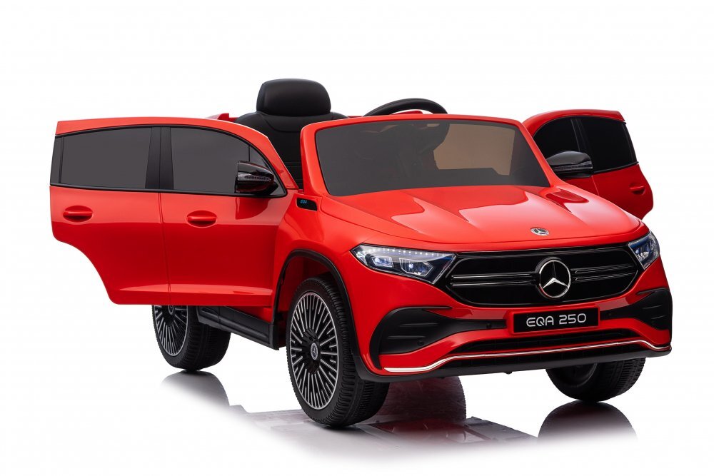 MERCEDES-BENZ Masinuta electrica pentru copii cu licenta Mercedes Benz EQA Redtelecomanda 2.4G motoare 2x35w faruri si stopuri cu LEDdeschidere usislow startsistem troller