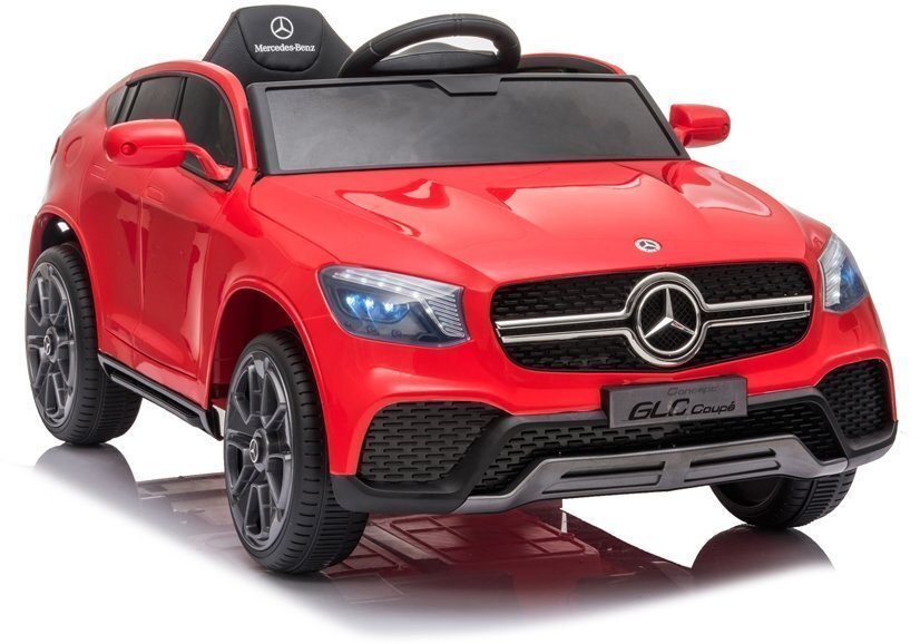 MERCEDES-BENZ Masinuta electrica pentru copii GLC Coupe Red 70w cu telecomanda 2.4Groti evascaun pielecentura de sigurantausi cu deschideresistem troller3 vitezelumini ledmuzicamufa mp3usbindicator baterie