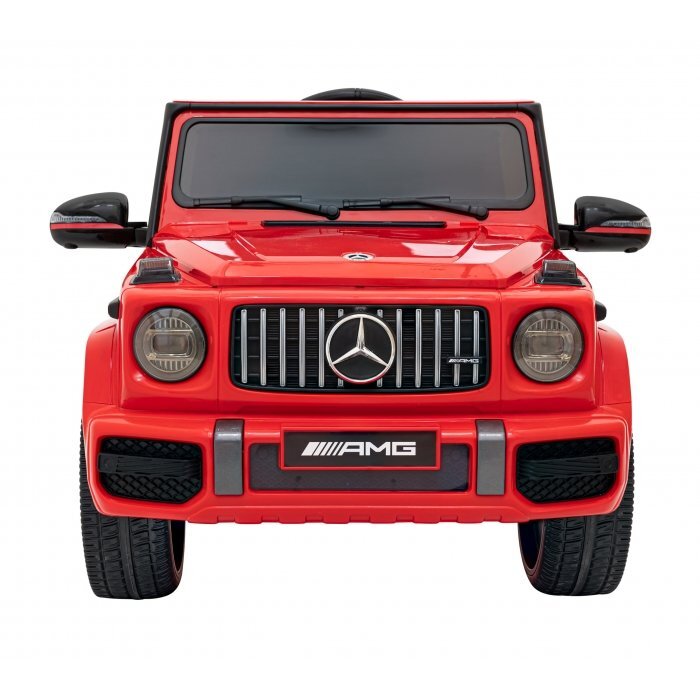 MERCEDES-BENZ Masinuta electrica pentru copii Mercedes AMG G63 Rosu 50W cu telecomanda pornire lenta sunete si lumni suspensii si scaun din piele