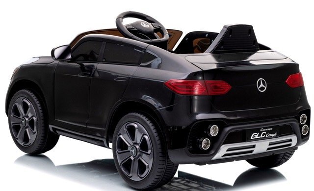 MERCEDES-BENZ Masinuta electrica pentru copii Mercedes AMG GLC Coupe Negru cu telecomanda 4x4 roti EVA varsta 1-4.5 ani 105x67x46 cm putere 180W