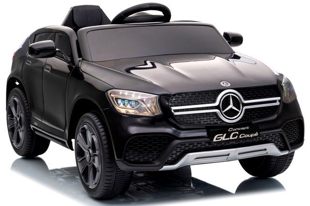 MERCEDES-BENZ Masinuta electrica pentru copii Mercedes AMG GLC Coupe Negru cu telecomanda 4x4 roti EVA varsta 1-4.5 ani 105x67x46 cm putere 180W