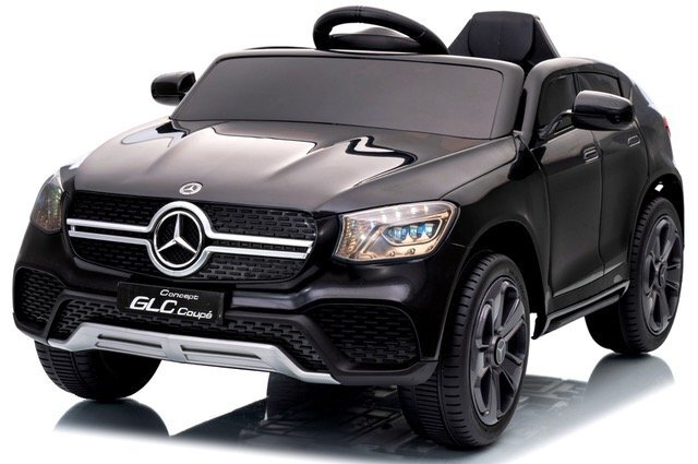MERCEDES-BENZ Masinuta electrica pentru copii Mercedes AMG GLC Coupe Negru cu telecomanda 4x4 roti EVA varsta 1-4.5 ani 105x67x46 cm putere 180W