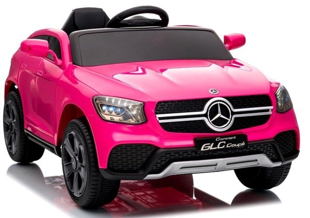 MERCEDES-BENZ Masinuta electrica pentru copii Mercedes AMG GLC Coupe Roz cu telecomanda 4x4 roti EVA varsta 1-4.5 ani 105x67x46 cm putere 180W