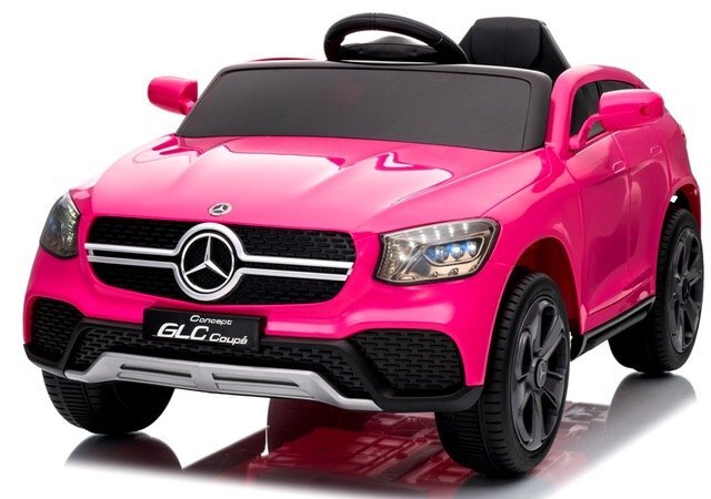 MERCEDES-BENZ Masinuta electrica pentru copii Mercedes AMG GLC Coupe Roz cu telecomanda 4x4 roti EVA varsta 1-4.5 ani 105x67x46 cm putere 180W