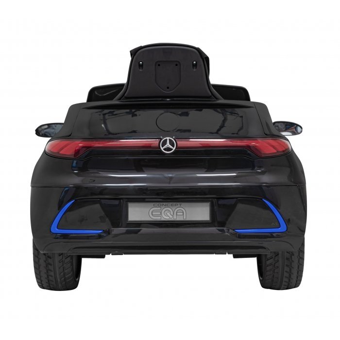 MERCEDES-BENZ Masinuta electrica pentru copii Mercedes Benz AMG EQA negru 70W cu telecomanda sunete suspensii lumini scaun piele si roti din spuma Eva