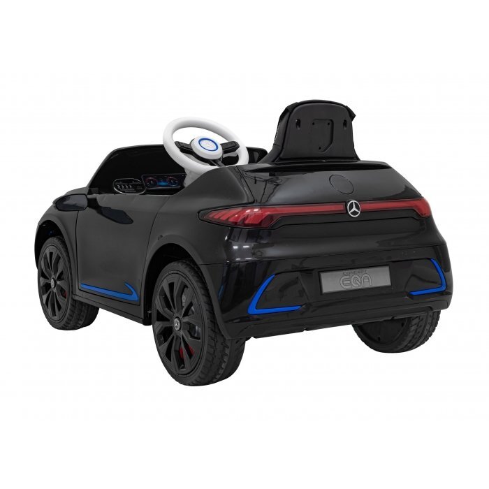 MERCEDES-BENZ Masinuta electrica pentru copii Mercedes Benz AMG EQA negru 70W cu telecomanda sunete suspensii lumini scaun piele si roti din spuma Eva