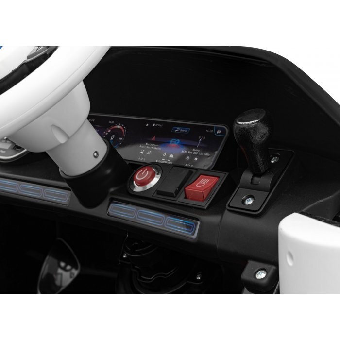 MERCEDES-BENZ Masinuta electrica pentru copii Mercedes Benz AMG EQA negru 70W cu telecomanda sunete suspensii lumini scaun piele si roti din spuma Eva