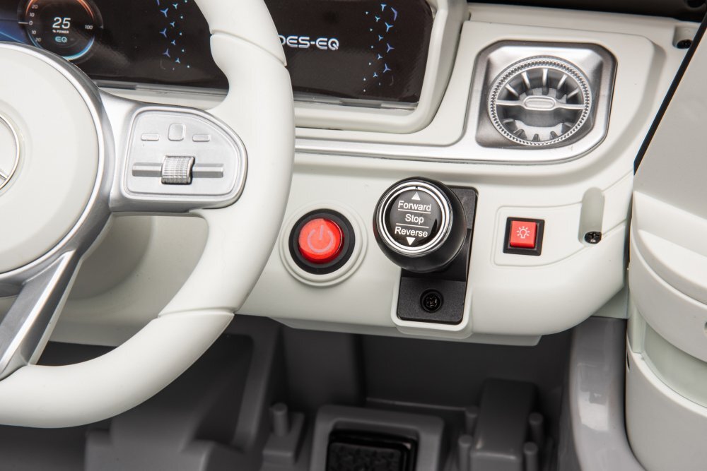 MERCEDES-BENZ Masinuta electrica pentru copii Mercedes Benz EQG Grey 110w cu echipare premiumacumulator 12V9Ahroti evascaun piele perforatatelecomanda 2.4Gdeschidere usilumini ledbaterie detasabilaoglinzi retrovizoare cu lumini