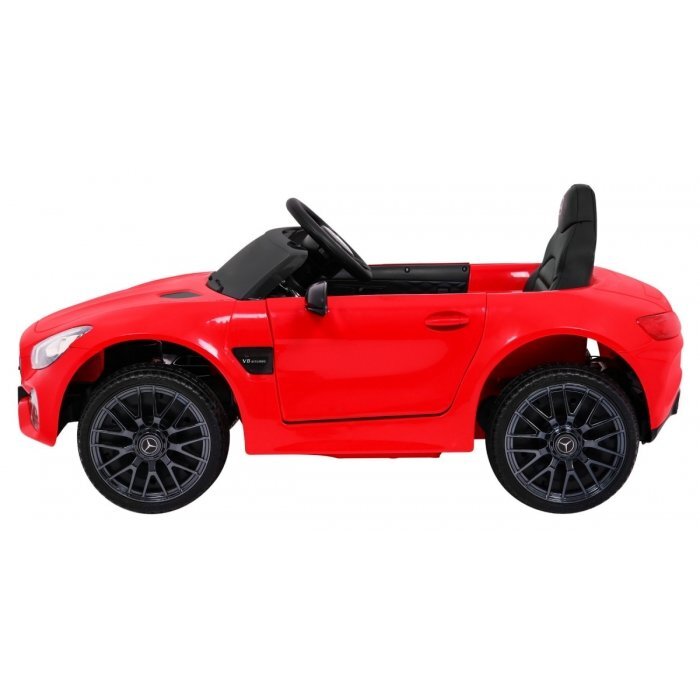 MERCEDES-BENZ Masinuta electrica pentru copii Mercedes Benz GT rosu 70W cu telecomanda panou audio scaun piele centura siguranta roti Eva si descchidere usi