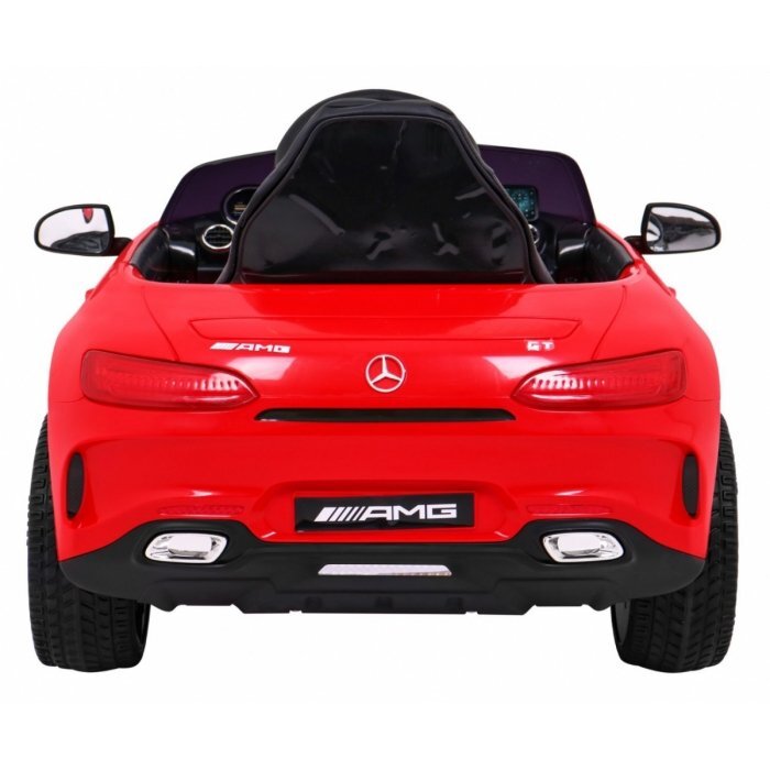 MERCEDES-BENZ Masinuta electrica pentru copii Mercedes Benz GT rosu 70W cu telecomanda panou audio scaun piele centura siguranta roti Eva si descchidere usi