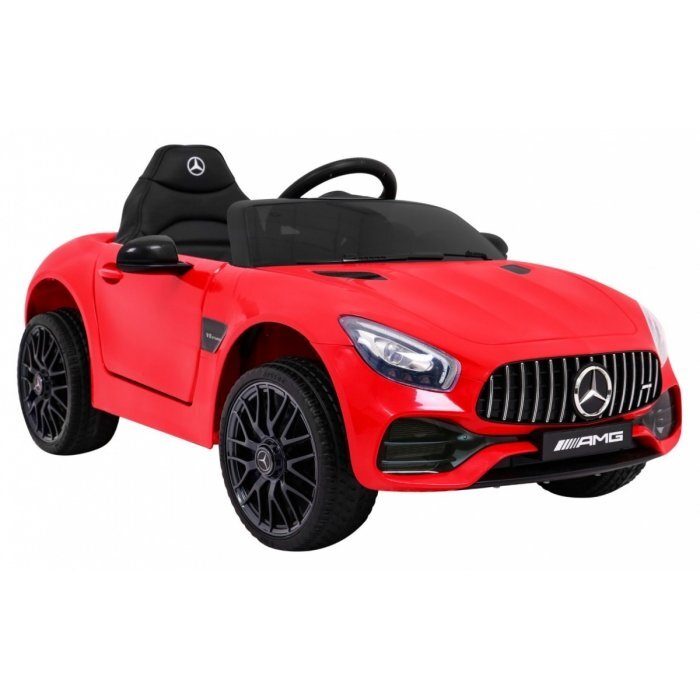MERCEDES-BENZ Masinuta electrica pentru copii Mercedes Benz GT rosu 70W cu telecomanda panou audio scaun piele centura siguranta roti Eva si descchidere usi
