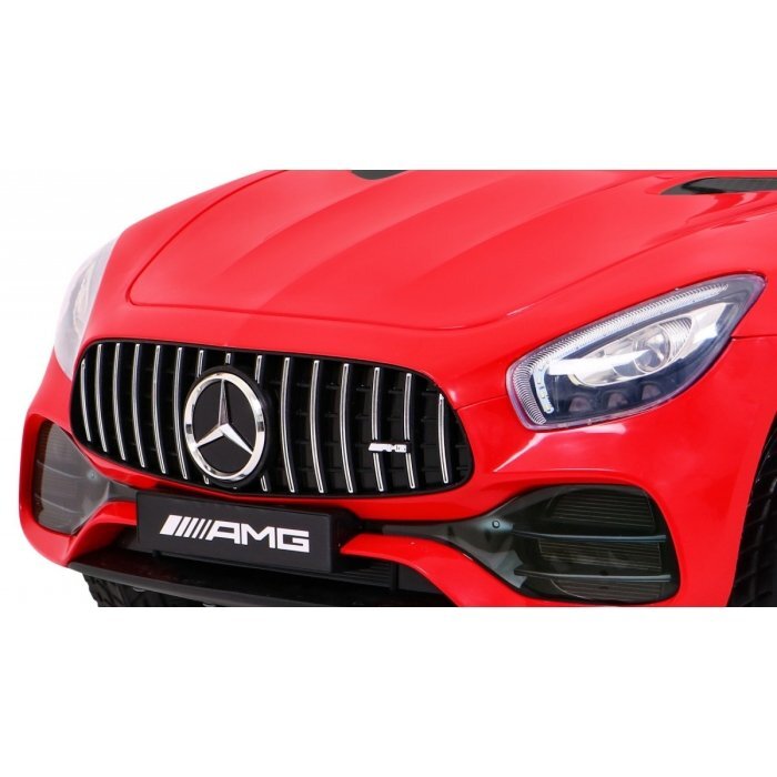 MERCEDES-BENZ Masinuta electrica pentru copii Mercedes Benz GT rosu 70W cu telecomanda panou audio scaun piele centura siguranta roti Eva si descchidere usi
