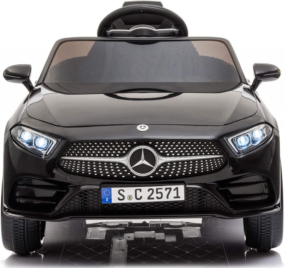 MERCEDES-BENZ Masinuta electrica pentru copii Mercedes CLS350 Black 12V cu telecomanda roti EVA suspensii deschidere usi si lumini
