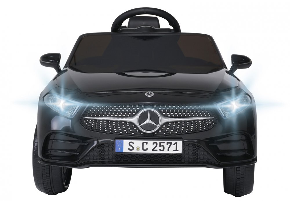 MERCEDES-BENZ Masinuta electrica pentru copii Mercedes CLS350 Black 12V cu telecomanda roti EVA suspensii deschidere usi si lumini
