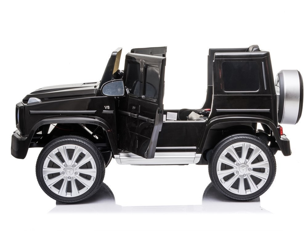 MERCEDES-BENZ Masinuta electrica pentru copii Mercedes G500 green 12V pornire la buton motorizare 2x45W usb mp3 radio fm faruri led