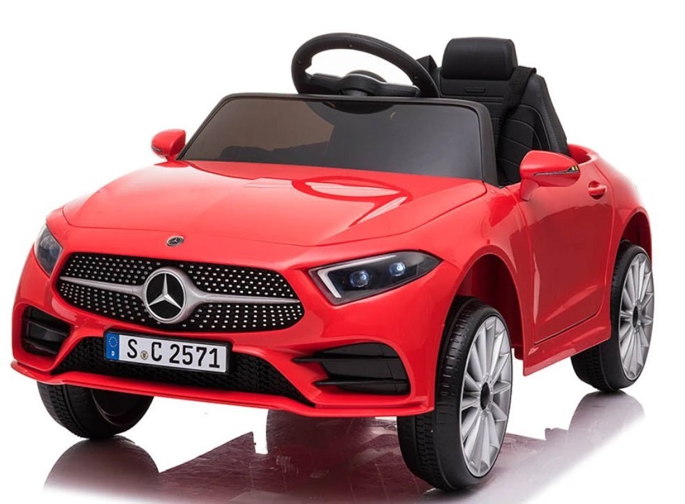 MERCEDES-BENZ Masinuta electrica pentru copii Nichiduta Mercedes CLS350 Red 12V 60Wtelecomandaunitate audio cu display si slot card usi cu deschiderefaruri led