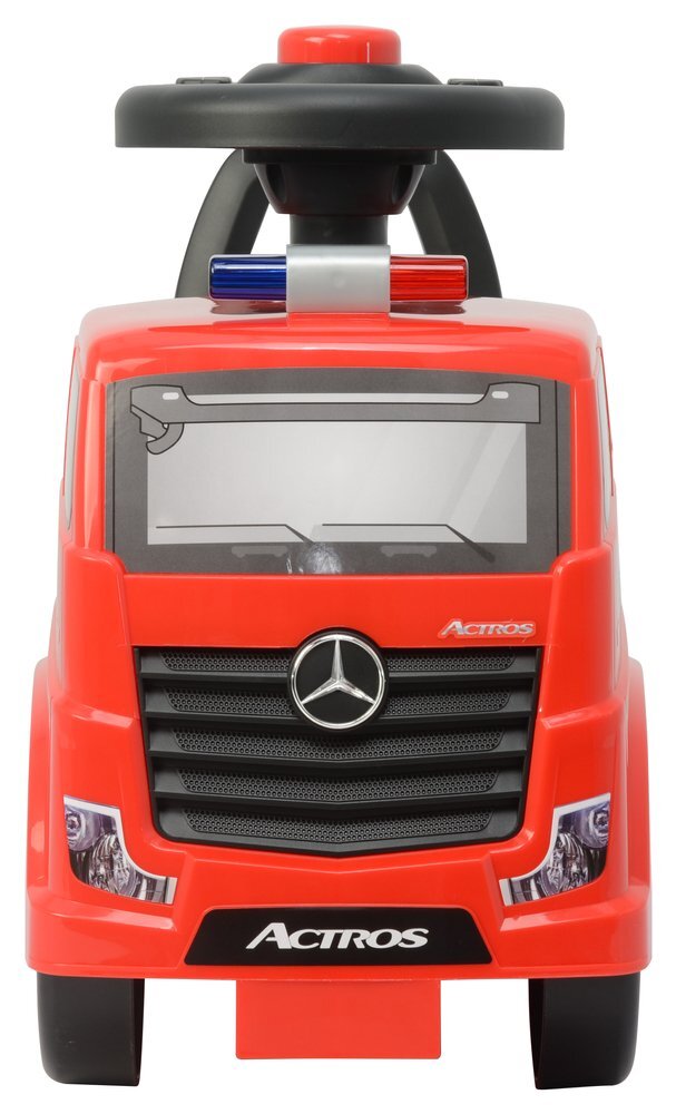 MERCEDES-BENZ Masinuta pentru copii fara pedale Mercedes Fire Departament spatiu de depozitare volan cu sunete lumini protectie antirasturnare