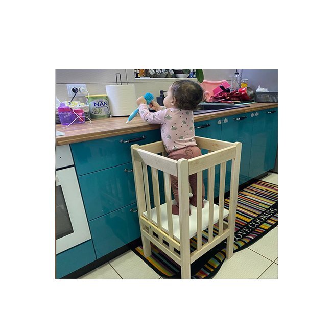 MESTEREL Turn de invatare si activitati Montessori realizat din fag slefuit