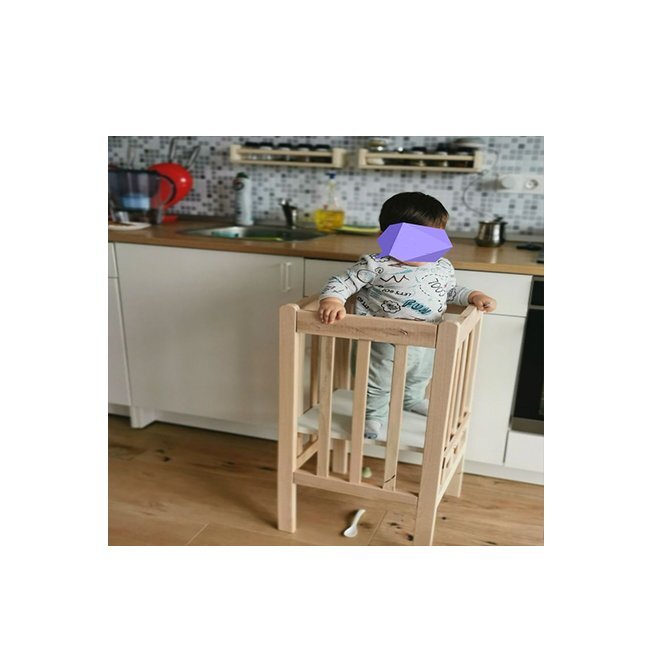 MESTEREL Turn de invatare si activitati Montessori realizat din fag slefuit