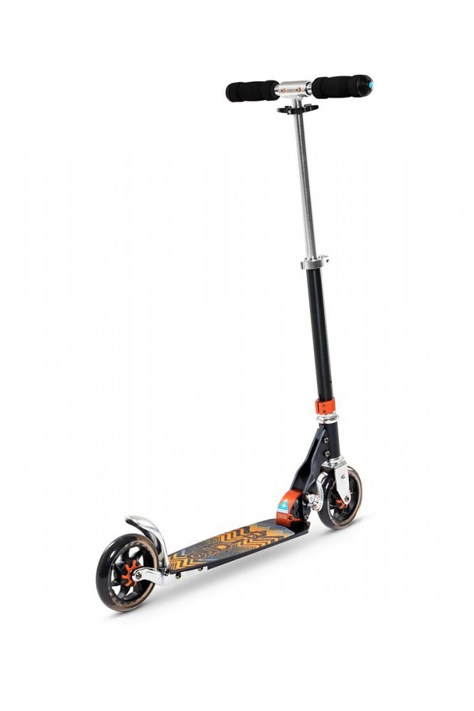 MICRO Trotineta Speed Aztec Black rapida compacta usoara cadru din aluminiu ghidon pliabil si ajustabil greutate suportata 100 kg