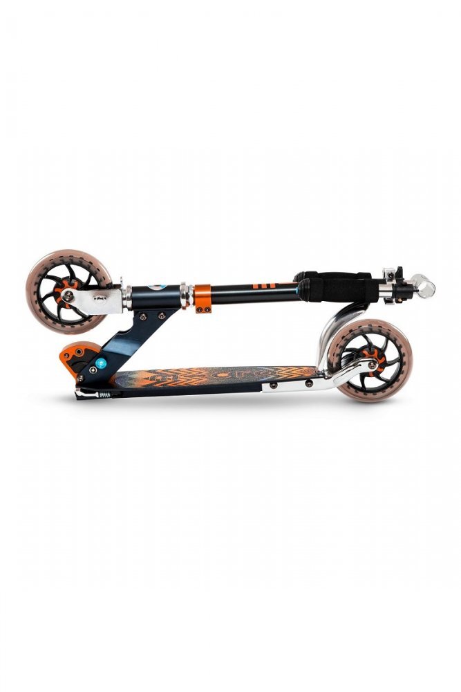 MICRO Trotineta Speed Aztec Black rapida compacta usoara cadru din aluminiu ghidon pliabil si ajustabil greutate suportata 100 kg