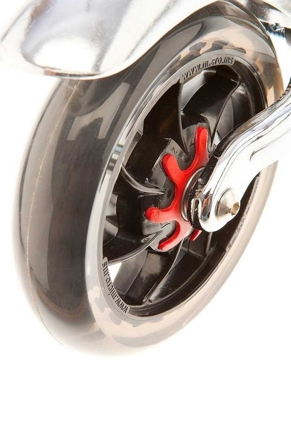 MICRO Trotineta Speed Grey rapida compacta usoara cadru din aluminiu ghidon pliabil si ajustabil greutate suportata 100 kg