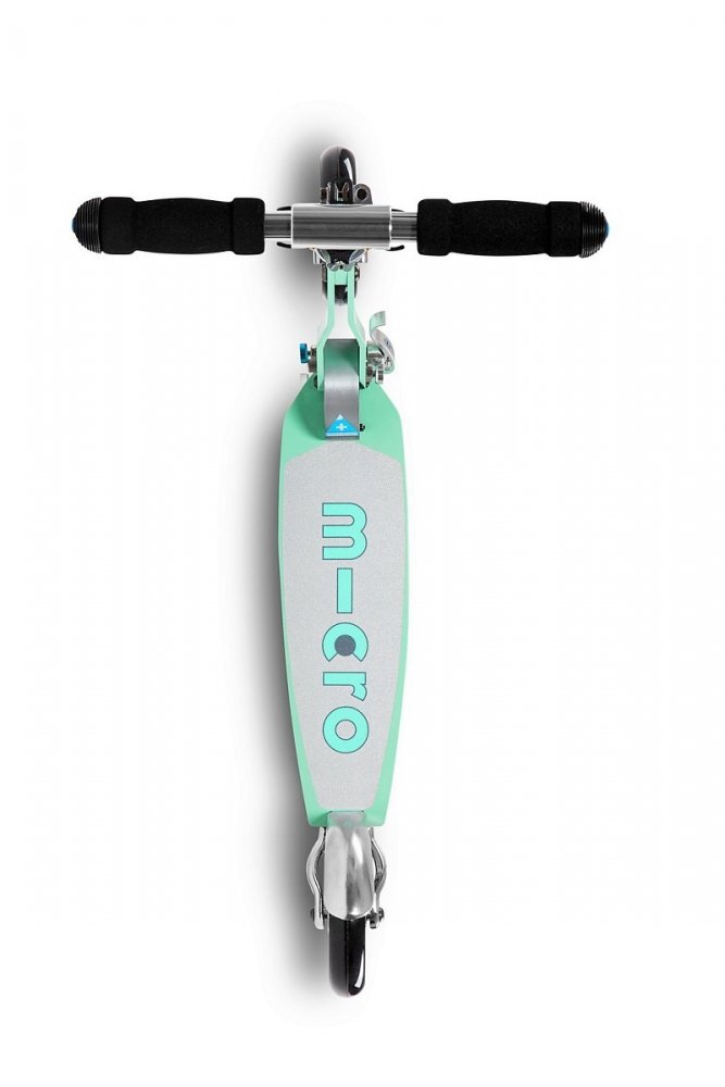 MICRO Trotineta Speed Mint rapida compacta usoara cadru din aluminiu ghidon pliabil si ajustabil greutate suportata 100 kg