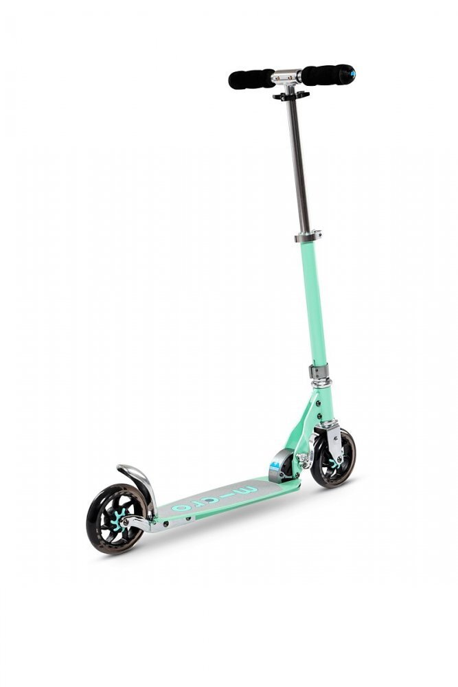 MICRO Trotineta Speed Mint rapida compacta usoara cadru din aluminiu ghidon pliabil si ajustabil greutate suportata 100 kg