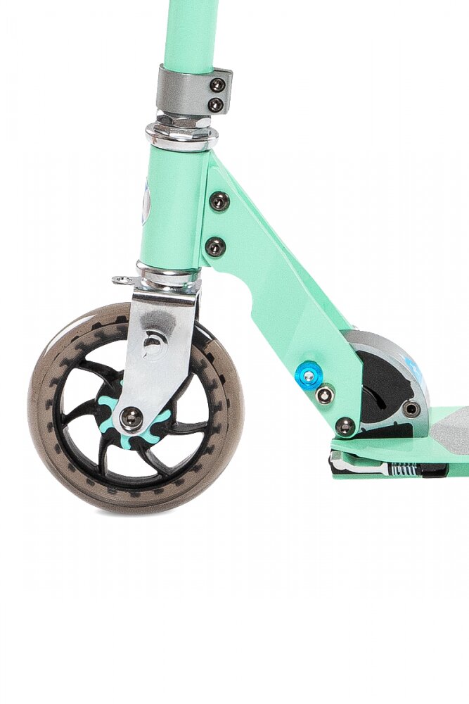 MICRO Trotineta Speed Mint rapida compacta usoara cadru din aluminiu ghidon pliabil si ajustabil greutate suportata 100 kg