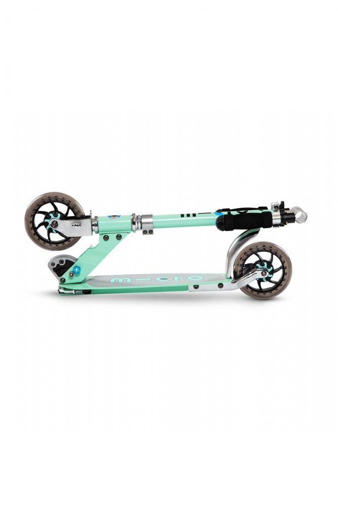 MICRO Trotineta Speed Mint rapida compacta usoara cadru din aluminiu ghidon pliabil si ajustabil greutate suportata 100 kg