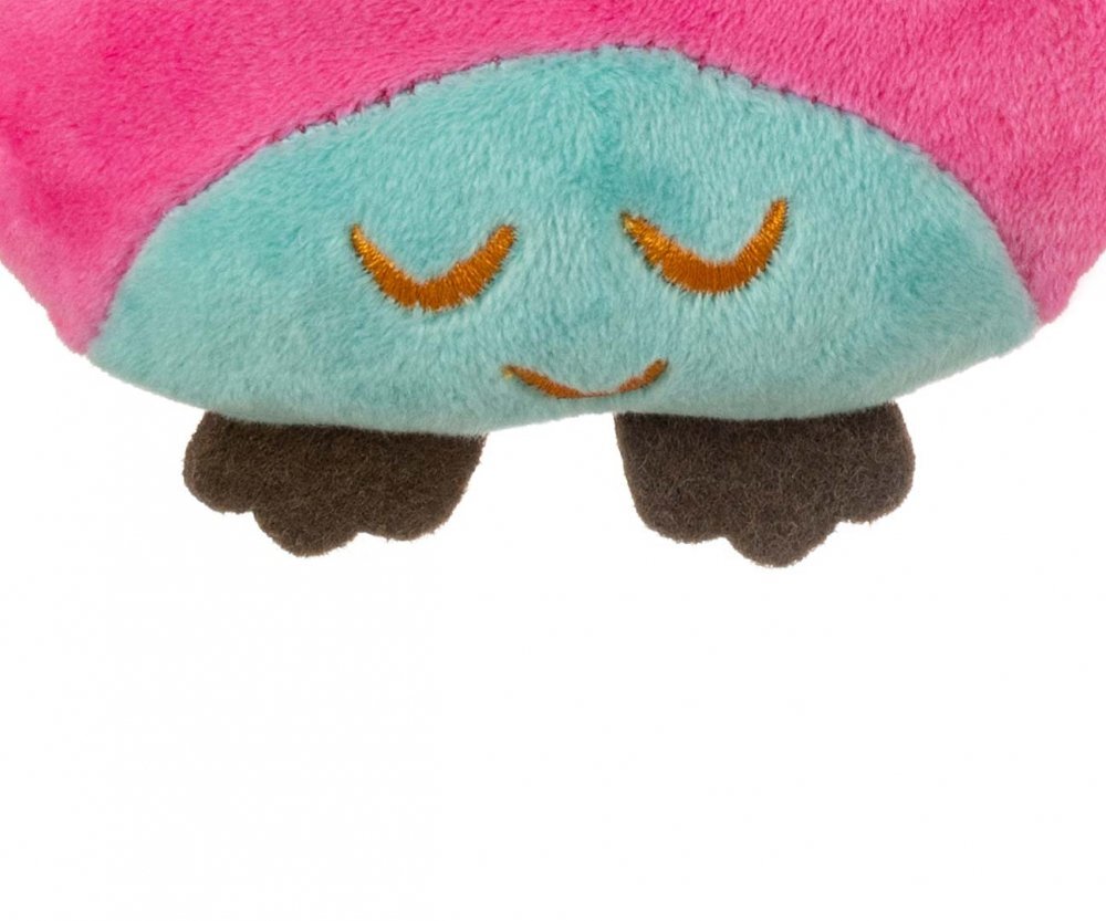 Milly Mally Jucarie din plus pentru agatat cu clopotel Happy Owl Pink