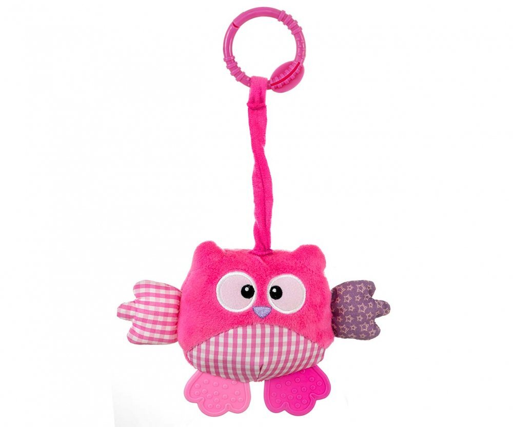 Milly Mally Jucarie din plus pentru agatat Cutie Owl Pink