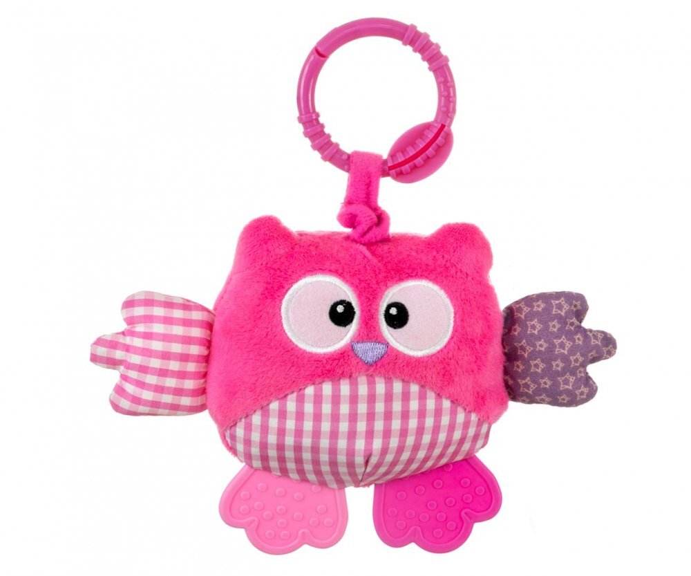 Milly Mally Jucarie din plus pentru agatat Cutie Owl Pink