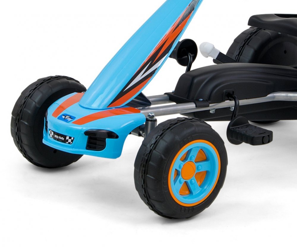 Milly Mally Kart cu pedale robust +3 ani Viper blue