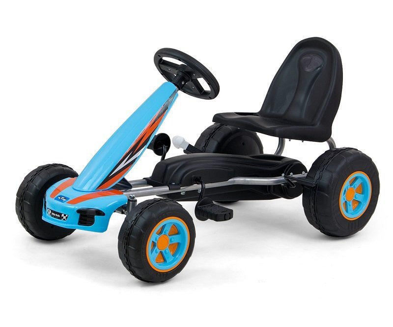 Milly Mally Kart cu pedale robust +3 ani Viper blue