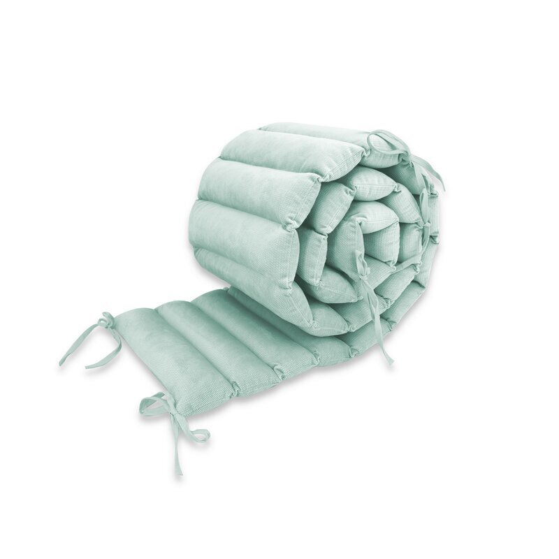 MimiNu Aparatoare pentru patut Cold Mint tip panou 180 cm din catifea