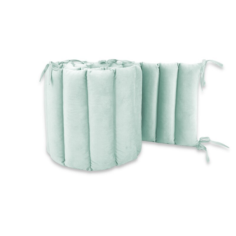 MimiNu Aparatoare pentru patut Cold Mint tip panou 180 cm din catifea