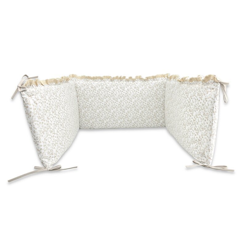MimiNu Aparatoare pentru patut Premium cu volanase si dantela Meadow