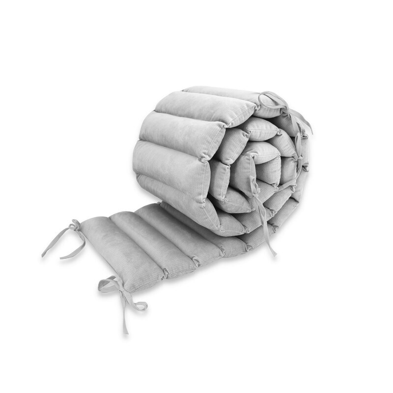 MimiNu Aparatoare pentru patut tip panou 180 cm Grey